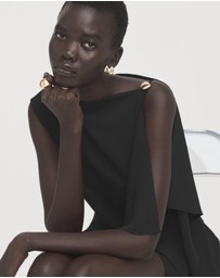 M.N.G - Short Asymmetrical Sleeve Dress