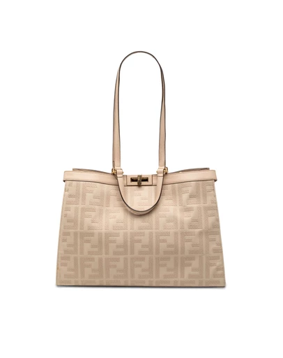 Pre-Loved by Azura Reborn - Pre-Loved Zucca Embroidered Canvas Peekaboo X Tote