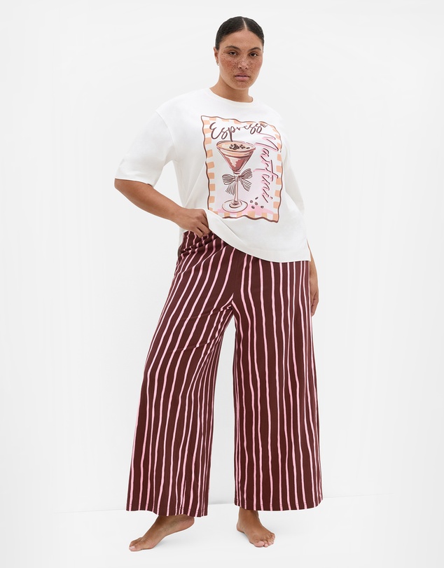 City Chic - Arabella Stripe Pyjama Pant