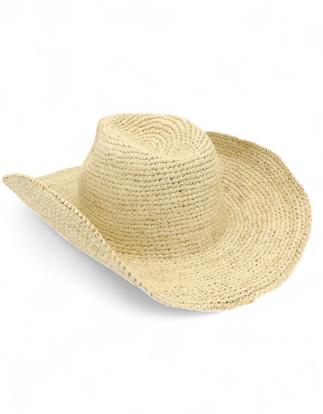 Morgan & Taylor - Rowyn Relaxed Cowboy Fedora in Natural