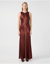 Third Form - Crush Contrast Bind Maxi Tank Dress