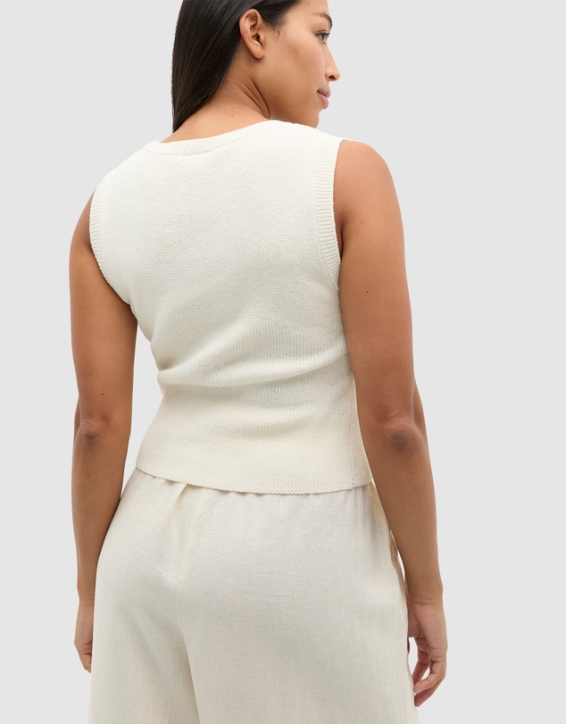 Seed Heritage - Textured Cotton Knit Top