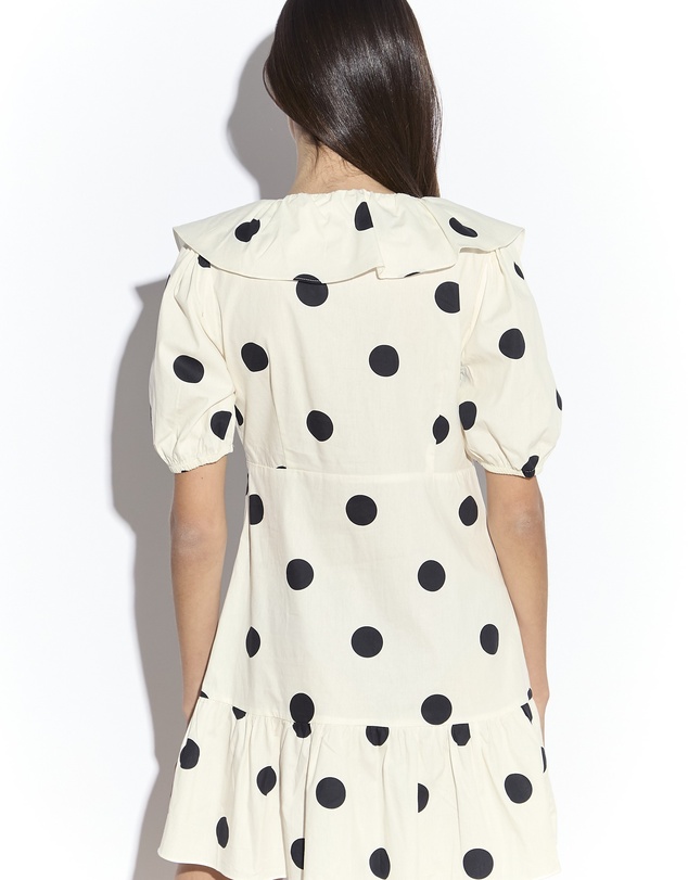 Glamorous - Puff Sleeve Ruffle Mini Dress