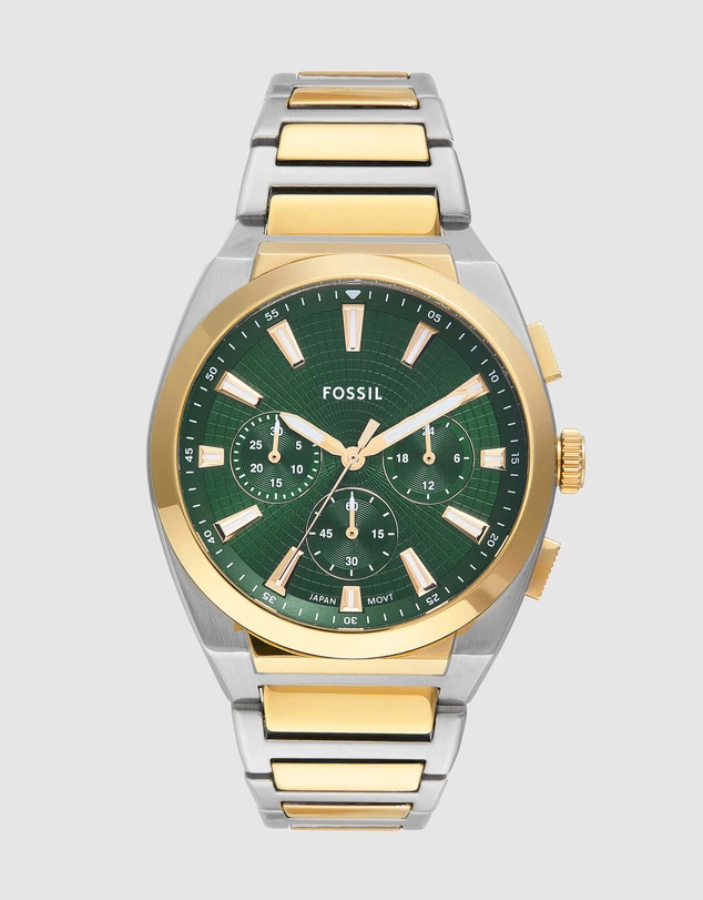 Fossil - Everett Two Tone Chronograph Watch
