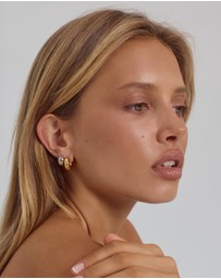 CENDRE - Bean Earrings Silver