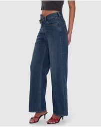 Thrills - Kai Wrap Mid Rise Baggy Jeans