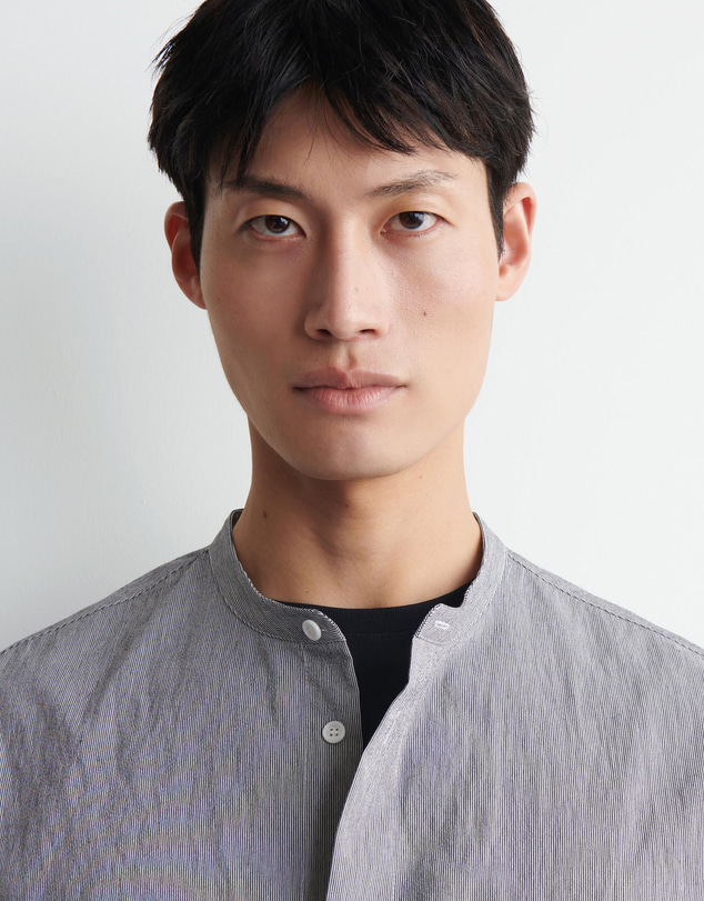 COS - Relaxed-Fit Seersucker Grandad-Collar Shirt