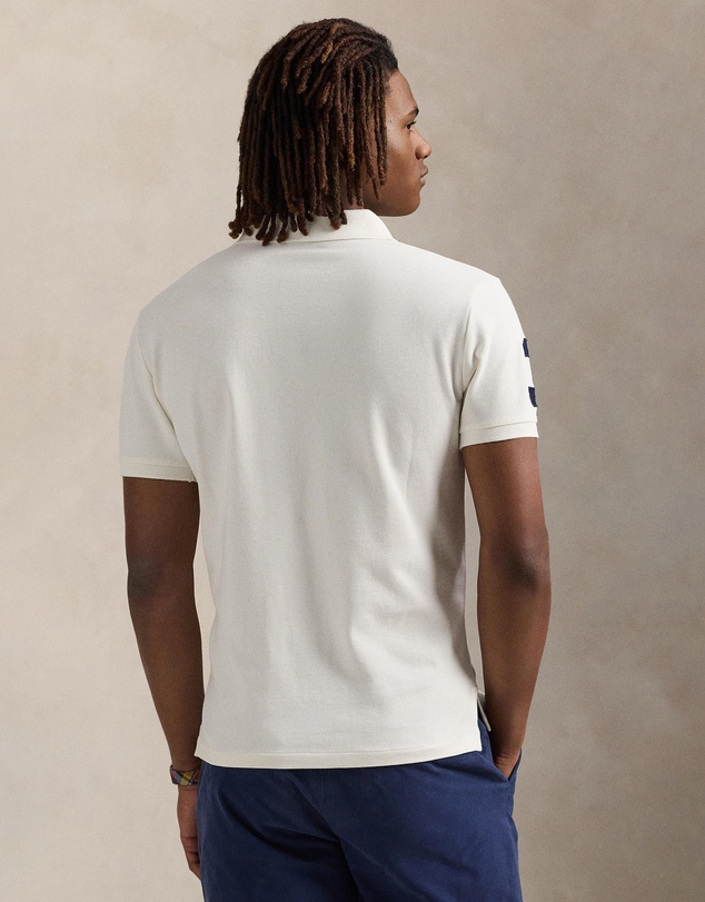 Polo Ralph Lauren - Custom Slim Fit Big Pony Mesh Polo Shirt