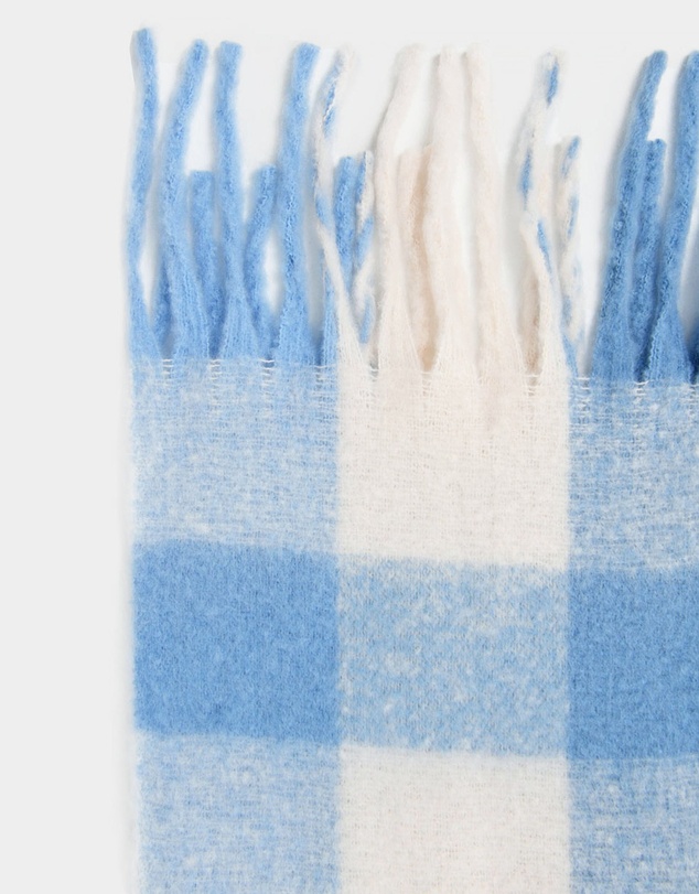Forcast - Rosy Checked Scarf