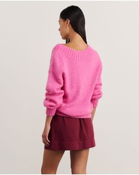 Jag - Lily V Neck Knit