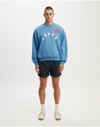 Cotton On - Oversized Graphic Crew Sweater
