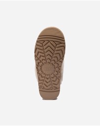 Ozwear Connection Uggs - Ugg Slippers Premium Australia Sheepskin Unisex Scuffette Suede