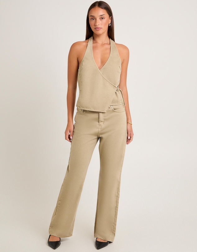 Subtitled - Alexa Mid Rise Relaxed Denim Jeans