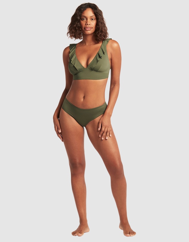 Sea Level Australia - Essentials Frill Bra Top