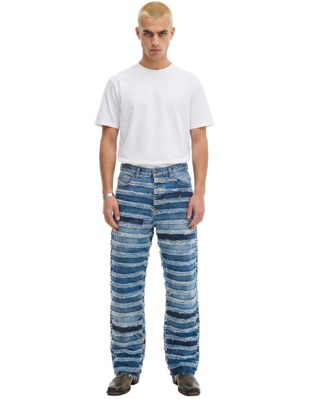 THE TALES - The Tales Reworked Panelled Denim Jeans