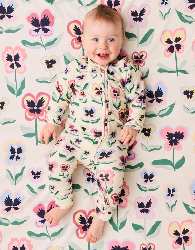 Kip&Co - Organic Cotton Fitted Sheet Cot - Babies