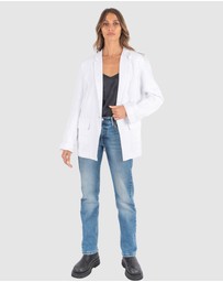 CAMIXA - Jackie Oversized Linen Blazer Jacket