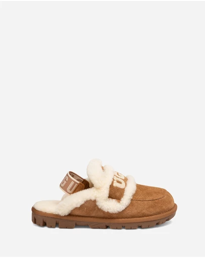 Ozwear Connection Uggs - Ugg Violet Heritage Shearling Slipper Elastic Logo Strap (Detachable)