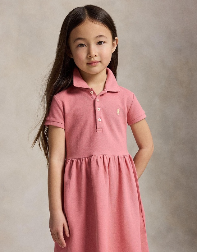 Polo Ralph Lauren - Stretch Mesh Polo Dress - Kids