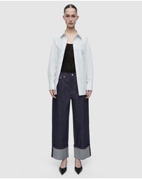 COS - Facade Turn-Up Straight-Leg Jeans