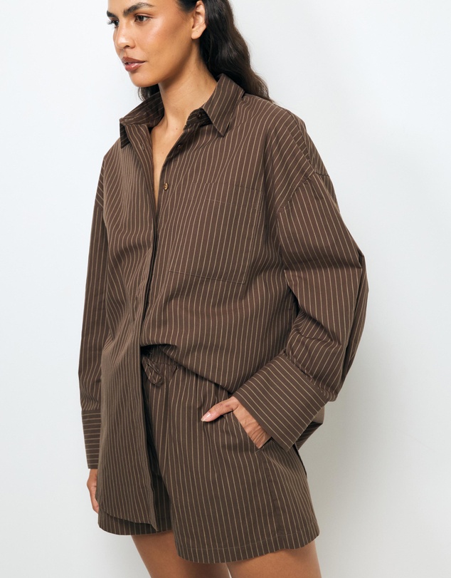 AERE - Stripe Cotton Shirt