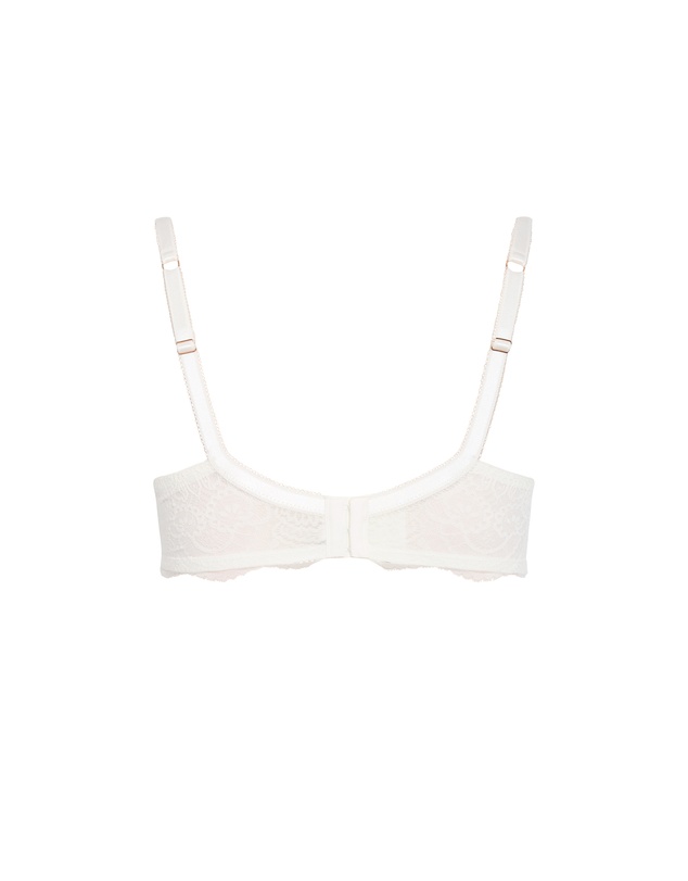 City Chic - Plus size Ophelia Underwire Bra - ivory
