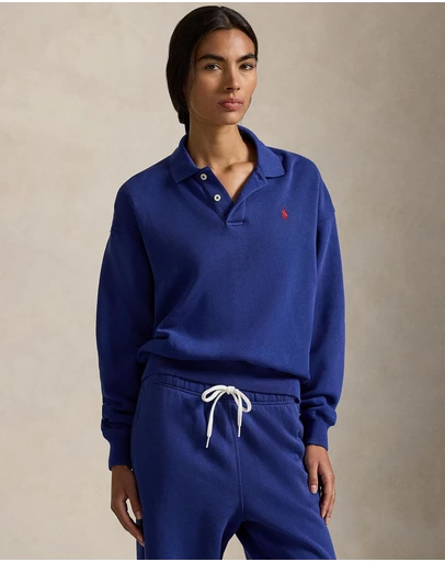 Polo Ralph Lauren - Polo-Collar Fleece Pullover - The ICONIC Exclusive