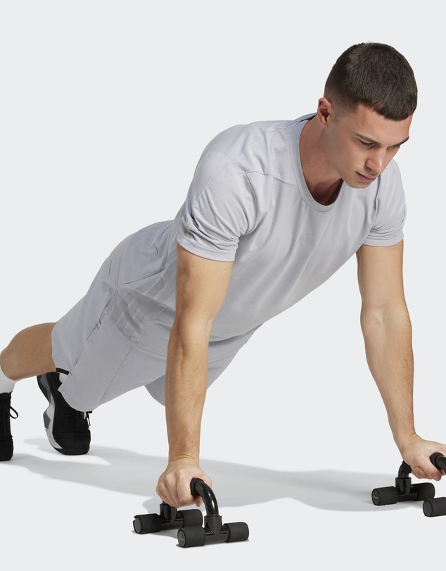 adidas Performance - Designed 4 Training 3-Stripes Tee Mens