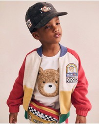 Huxbaby - Hux Colour Block Zip Sweat - Babies-Kids