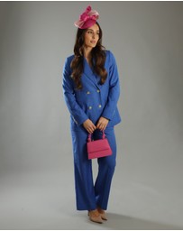 Morgan & Taylor - Heather Fascinator in Hot Pink