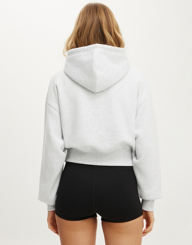 Cotton On Body Active - Plush Cropped Bubble Hoodie