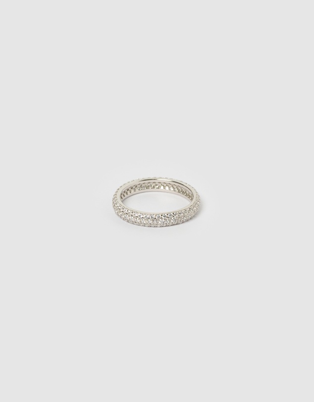 Izoa - Tatiana Ring Silver Clear