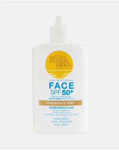 Bondi Sands - SPF 50+ Fragrance Free Face Fluid 50ml