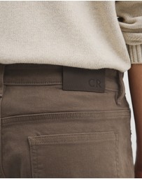 Country Road - Tapered Fit Brushed Five Pocket Pant