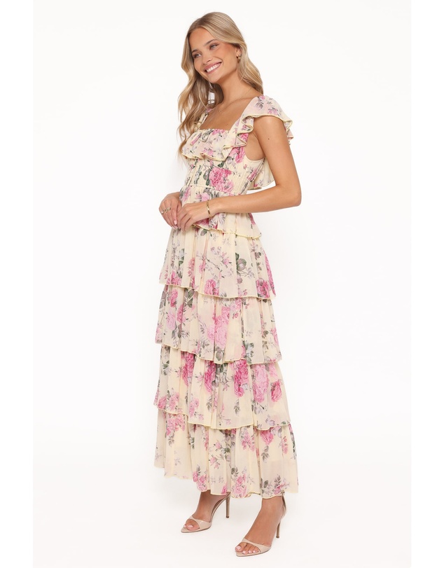 Petal & Pup - Belle Maxi Dress - Yellow Floral