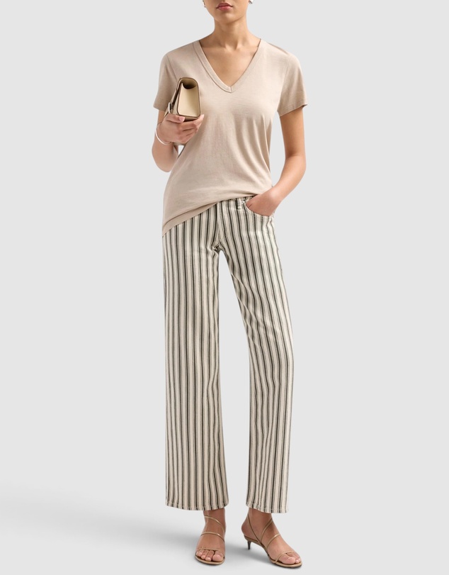 rag & bone - Ultra featherweigt Linen Cam Full Straight Pants