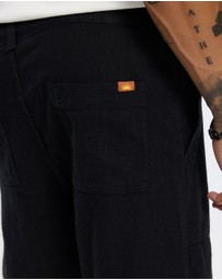 Rhythm - Worn Path Textured Linen Shorts