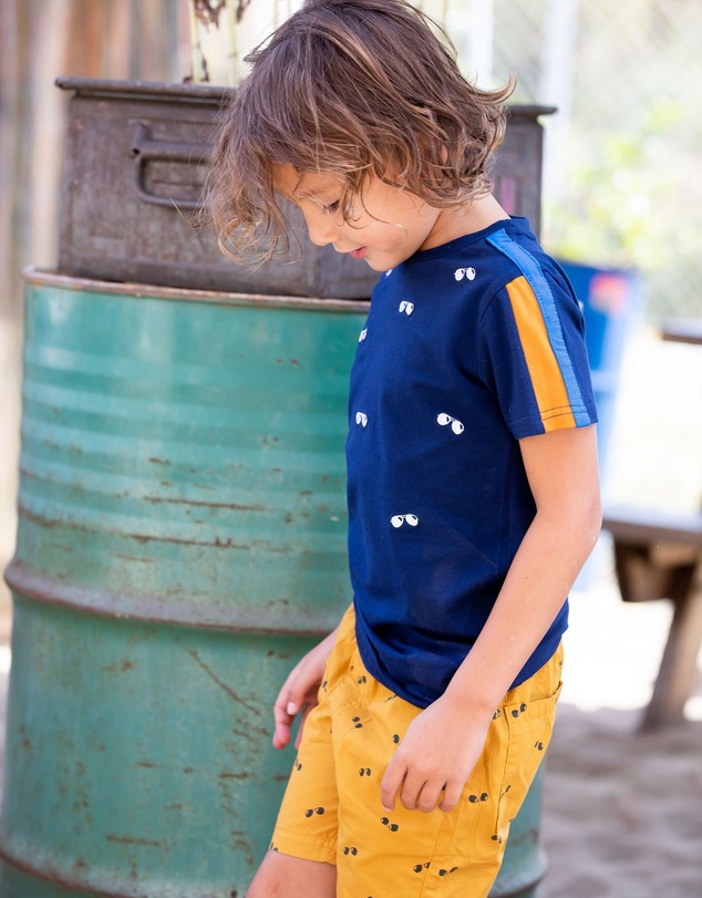 B.Nosy - Sunglasses Print T-Shirt - Kids-Teens