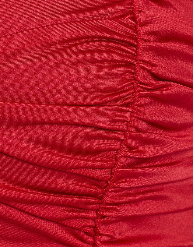 Duskii - Cerise Deep V Bandeau
