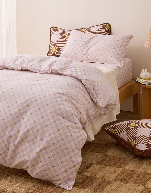 Sheet Society - Frankie Flannelette Quilt Cover Set