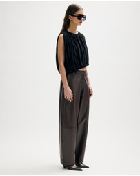 Minima Esenciales - Delfin Draped Jersey Top