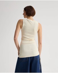 Oxford - April Drawstring Knitted Top