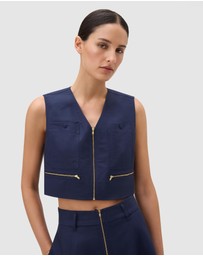 Oroton - Pocket Detail Vest