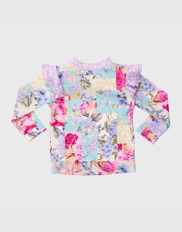 Aqua Blu Kids - Meadow Long Sleeve Rash Vest - Babies