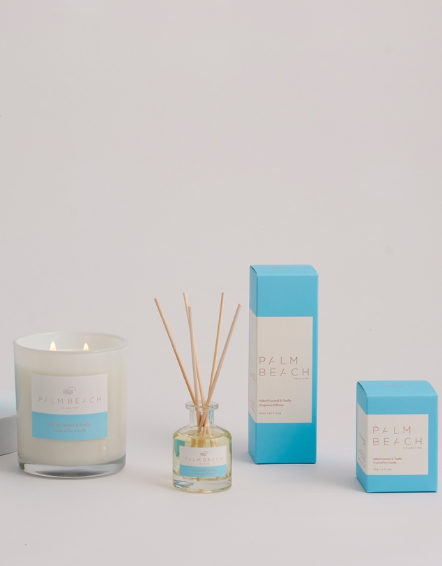 Palm Beach Collection - Salted Caramel & Vanilla Mini Reed Diffuser 50ml