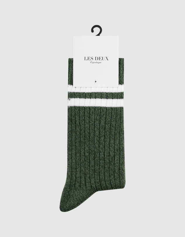 Les Deux - 2-Pack Striped Melange Socks