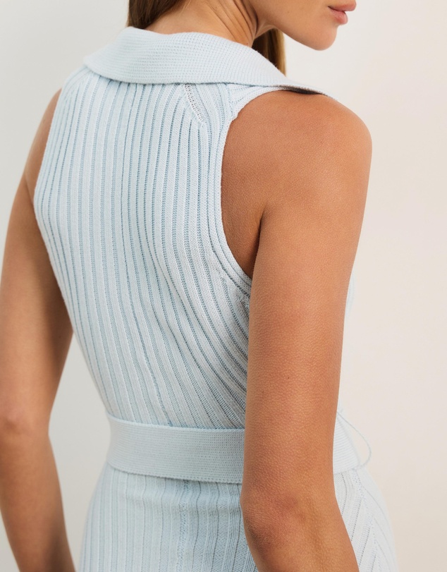 Atmos&Here - Joni Sleeveless Rib Knit Midi Dress