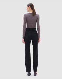 REMAIN Birger Christensen - Double Waistband Pants