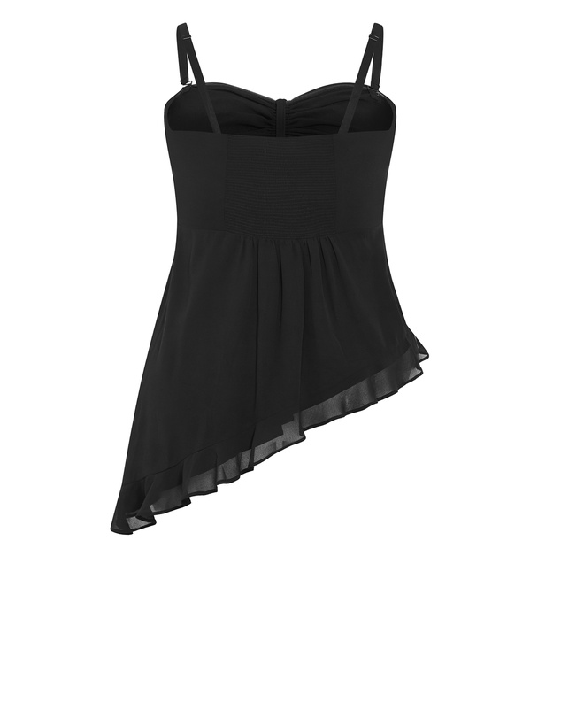City Chic - Skai Asymmetrical Top