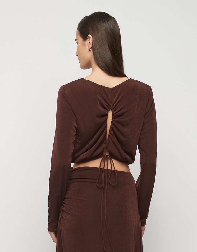 FRIEND of AUDREY - Wiltshire Jersey Tie Top